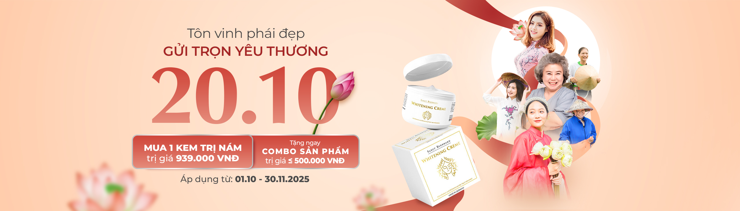 Banner chương trình khuyến mại Collagen Beauty-Drink Sanct Bernhard